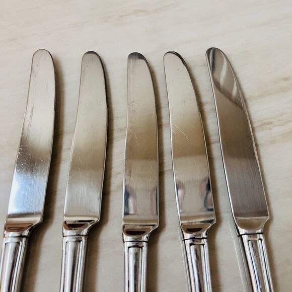 5pc ONEIDA Winter Hill Stainless Dinner Knife 9 1/2” Distinction Deluxe Canada - Picture 5 of 8